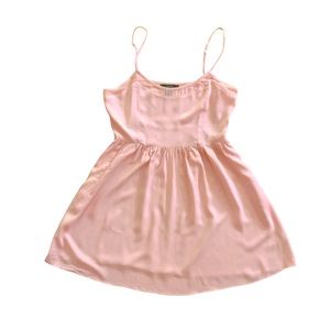 SOLD Babydoll Dress Dusty Pink | F21 Size M